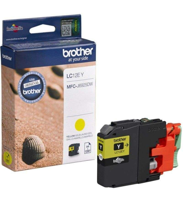 BROTHER LC12E Y jaune cartouche d'encre d'origine BROTHER LC12E Y jaune cartouche d'encre d'origine