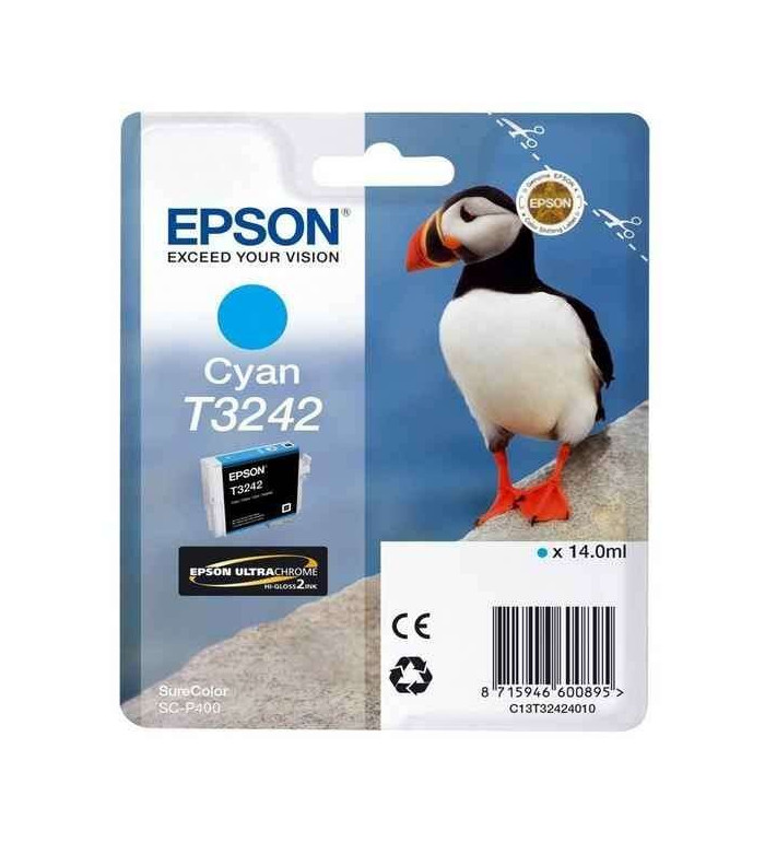 EPSON T3242 cyan Cartouche d'encre d'origine