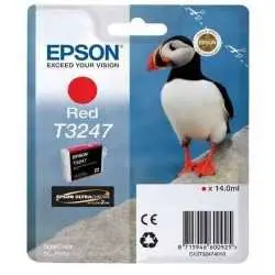 EPSON T3247 Rouge Macareux Cartouche d'encre d'origine