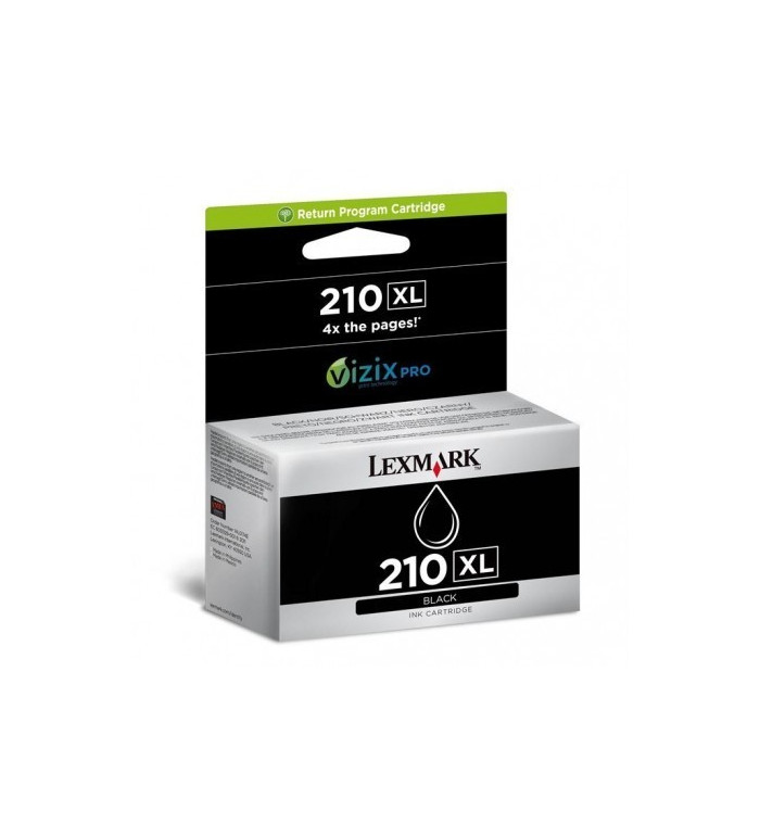 Lexmark 210XL Noir Cartouche d'encre d'origine Lexmark 210XL Noir Cartouche d'encre d'origine