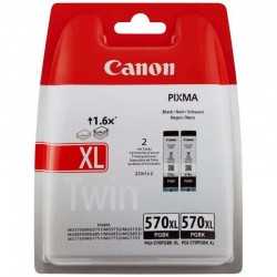 Canon 570XL PGBK noir Twin pack cartouches d'encre d'origine