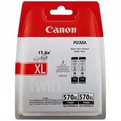 Canon 570XL PGBK noir Twin pack cartouches d'encre d'origine