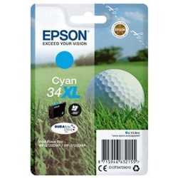 Epson 34XL Cyan Balle de golf Cartouche d'encre d'origine