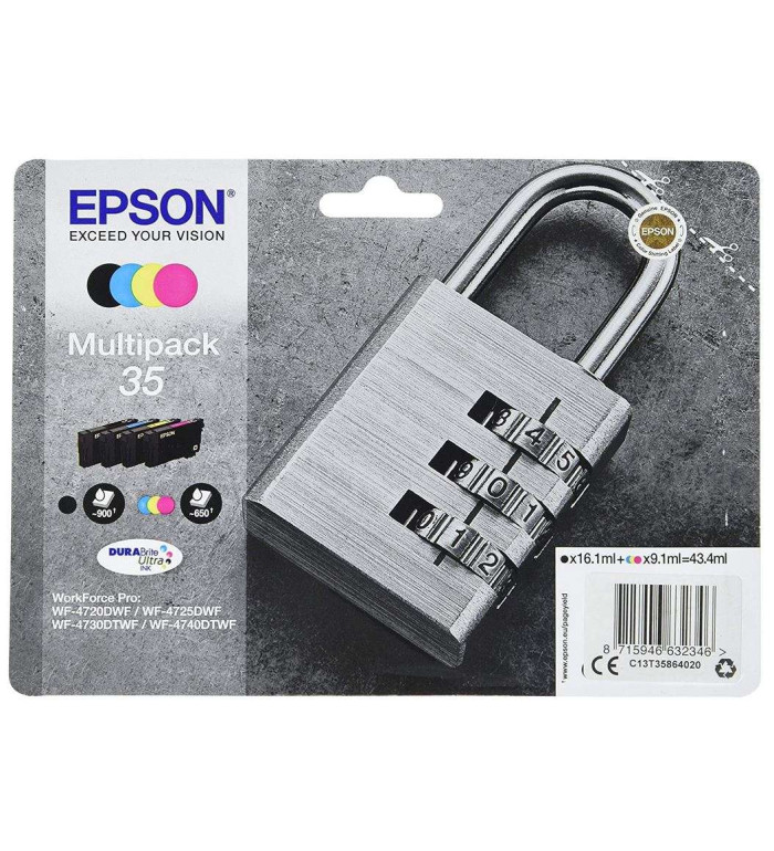 Epson 35 pack noir et couleur Cartouches d'encre d'origine Epson 35 pack noir et couleur Cartouches d'encre d'origine