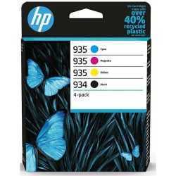 HP 934/935 Noir Couleur Pack de 4 Cartouches d'encre d'origine