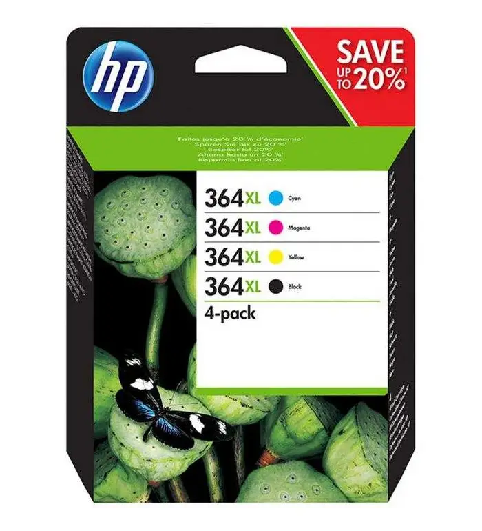 HP 364XL pack de 4 cartouches neuves d'origine