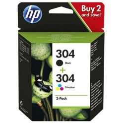 Pack HP 304 noir couleur Cartouches d'encre d'origine