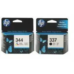 HP 337/344 noir couleur Cartouches d'encre X2 d'origine