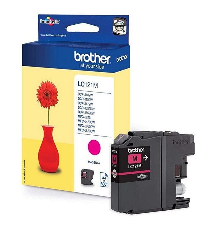 Brother LC121M magenta Cartouche d'encre d'origine