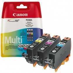 Canon CLI-526 Couleur Pack de 3 Cartouches d'encre d'origine