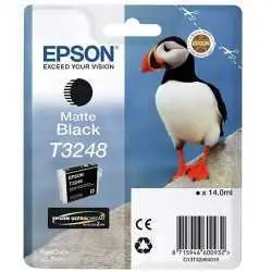 EPSON T3248 Noir mat Macareux Cartouche d'encre d'origine