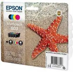 Epson 603 Noir couleur Etoile de Mer Pack de 4 Cartouches d'encre d'origine