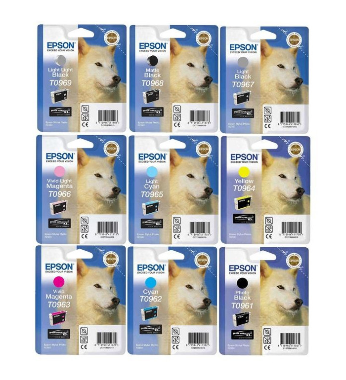 Epson T096 pack de 9 Cartouches d'encre d'origine Epson T096 pack de 9 Cartouches d'encre d'origine
