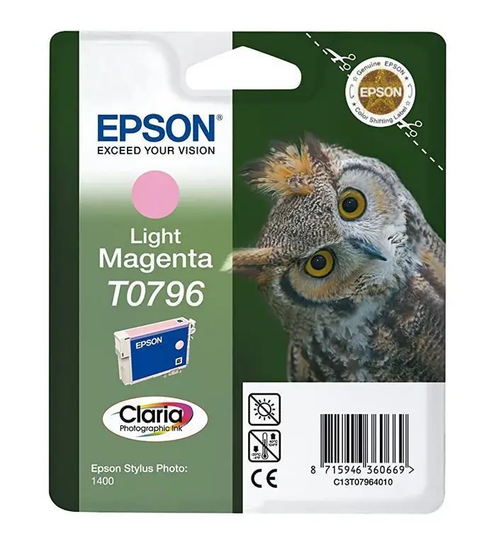 Epson T0796 magenta clair Cartouche d'encre d'origine