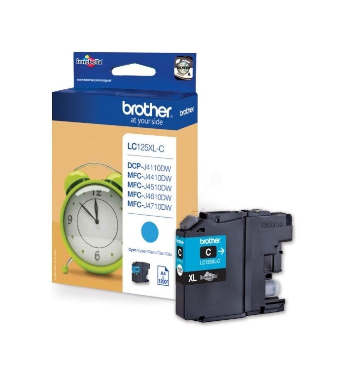 Brother LC125XLC cyan Cartouche d'encre d'origine Brother LC125XLC cyan Cartouche d'encre d'origine