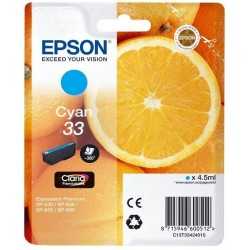 Epson 33 Cyan d'origine – Cartouche Epson C13T33424010