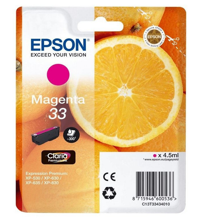 Epson 33 magenta Cartouche d'encre d'origine