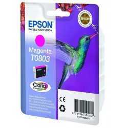 Epson T0803 Magenta Colibri Cartouche d'encre d'origine