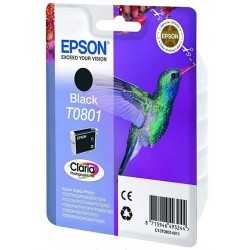 Epson T0801 Noir Colibri Cartouche d'encre d'origine
