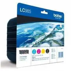 Brother LC985 Noir couleur Pack de 4 Cartouches d'encre d'origine