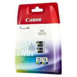 Canon BCI-15 cyan, magenta, jaune Cartouches d'encre d'origine