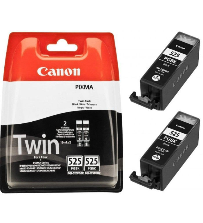 Canon PGBK-525 noir Twin Pack Cartouches d'encre d'origine