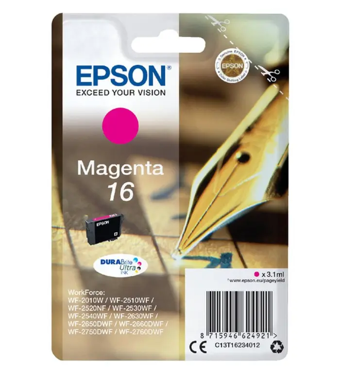 Epson 16 magenta Cartouche d'encre d'origine