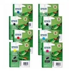 Epson T054 multipack 8 cartouches Cartouches d'encre d'origine