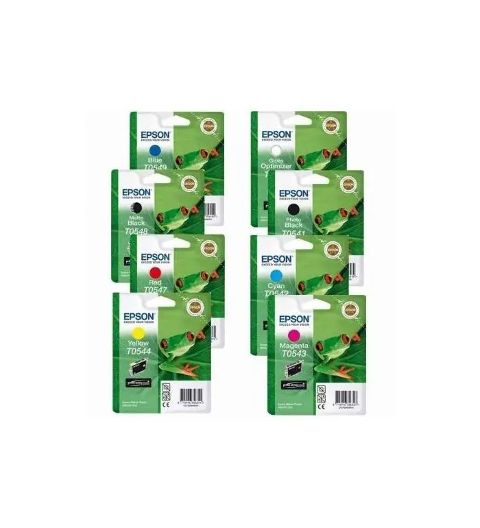 Epson T054 multipack 8 cartouches Cartouches d'encre d'origine