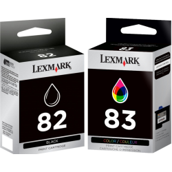Lexmark 82 / 83 noir, jaune, cyan, magenta
