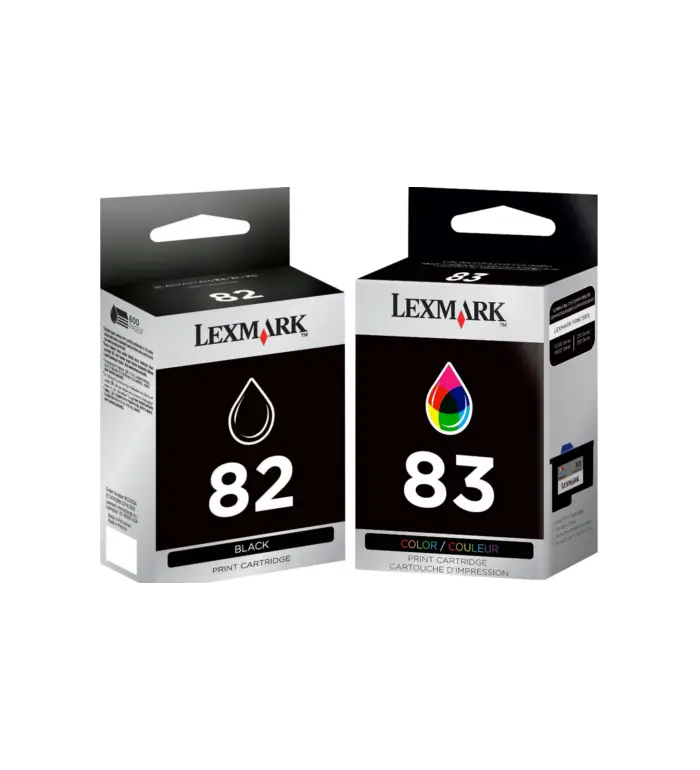 Lexmark 82 / 83 noir, jaune, cyan, magenta