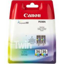 Canon CLI-36 Couleur Pack de 2 Cartouches d'encre d'origine