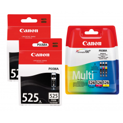 Canon PGI-525/CLI-526 noir, jaune, cyan, magenta