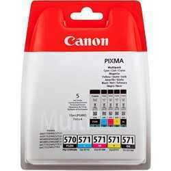 Canon PGI 570/CLI-571 Noir, jaune, cyan, magenta Cartouches d'encre d'origine