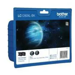 Brother LC1280XL-BK Noir Pack de 2 cartouches d'encre d'origine