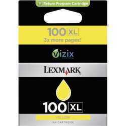 Lexmark 100XL jaune Cartouche d'encre d'origine