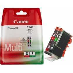 Canon CLI-8 R/G rouge et vert Cartouches d'encre d'origine