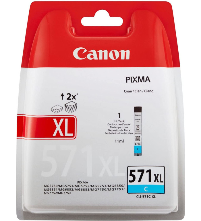 Canon CLI-571C XL cyan Cartouche d'encre d'origine