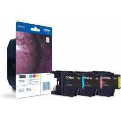 Brother LC1220RBWBP couleur Cartouches d'encre d'origine
