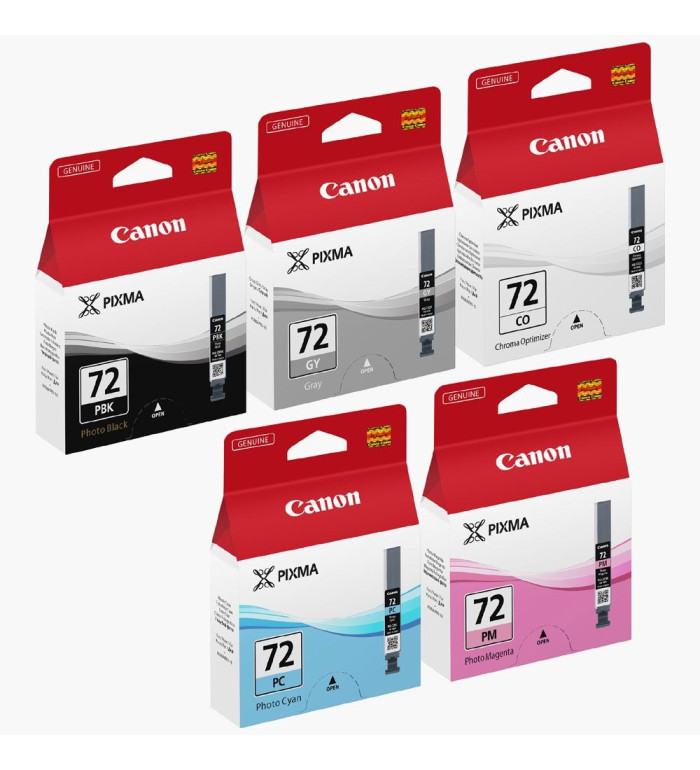 CANON PGI-72 Pack de 5 cartouches d'encre d'origine CANON PGI-72 Pack de 5 cartouches d'encre d'origine