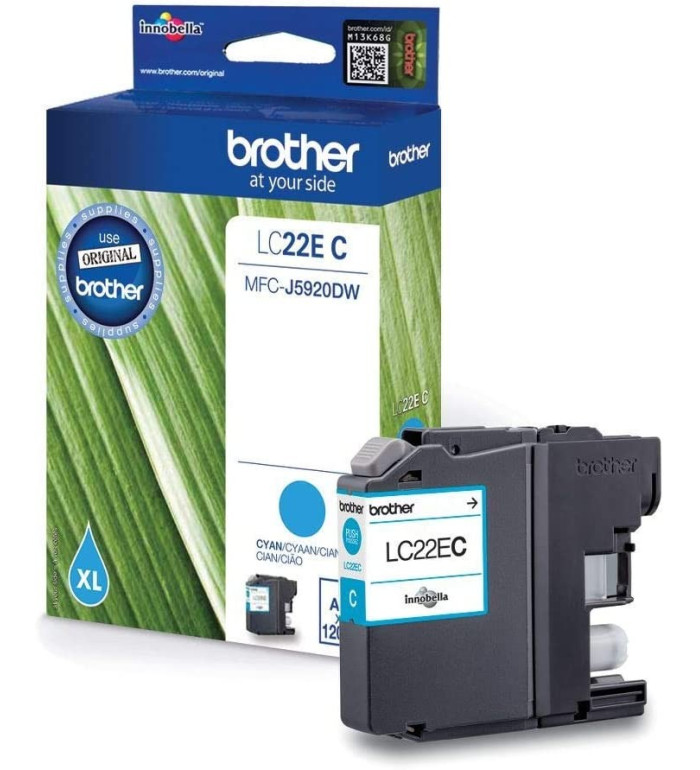 Brother LC22EC Cyan Cartouche d'encre d'origine