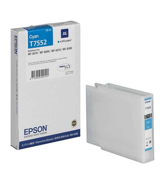 Epson T7552 cyan Cartouche d'encre d'origine