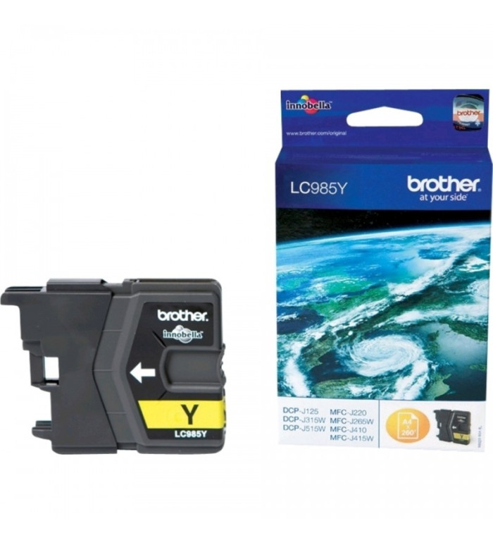 Brother LC985Y Jaune Cartouche d'encre d'origine