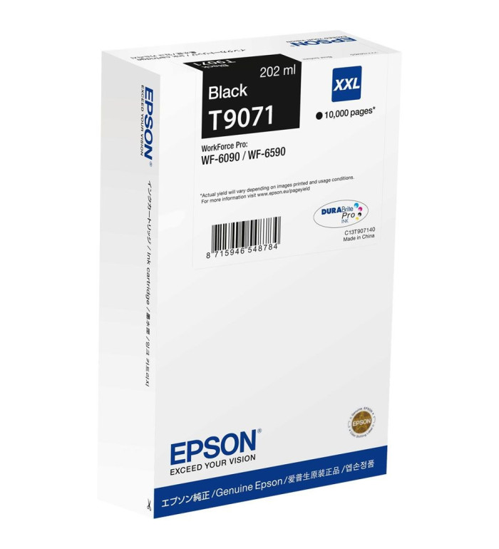 EPSON T9071 noir Cartouche d'encre d'origine EPSON T9071 noir Cartouche d'encre d'origine