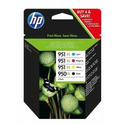 HP 950XL/951XL Pack de 4 Cartouches d'encre Noir, cyan, magenta, jaune Grande Capacité (C2P43AE)