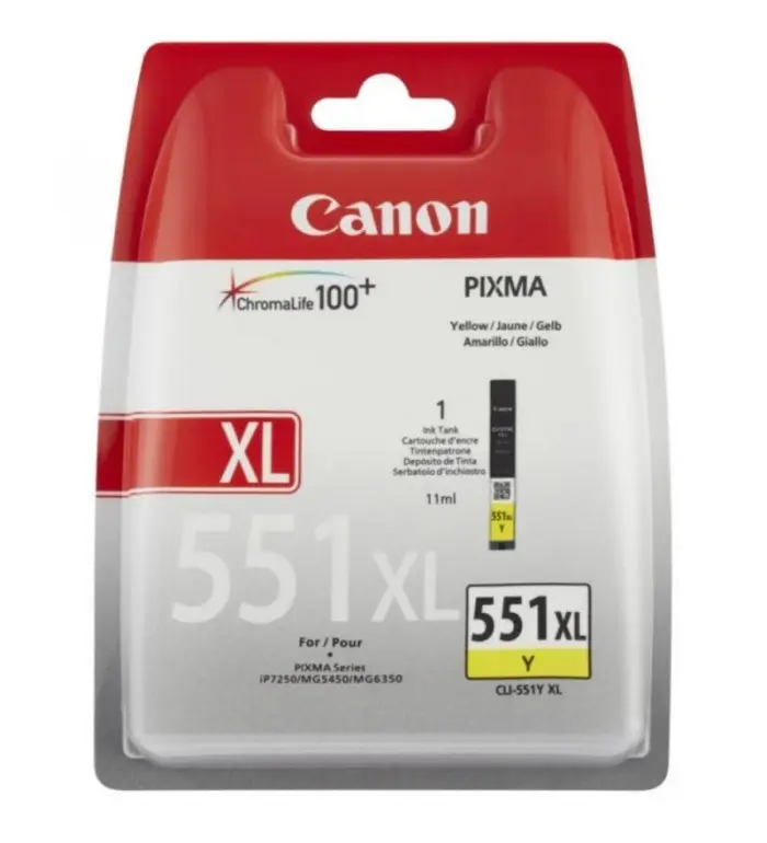 Canon CLI-551Y XL jaune Cartouche d'encre d'origine