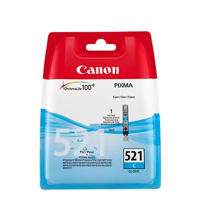 Canon CLI-521C cyan Cartouche d'encre d'origine