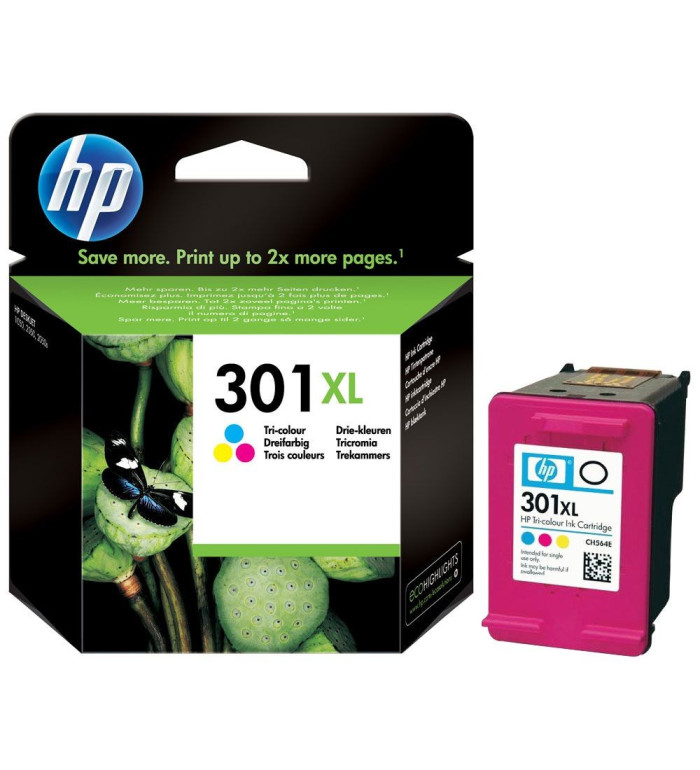 HP 301XL couleur Cartouche d'encre d'origine HP 301XL couleur Cartouche d'encre d'origine