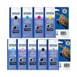 Epson T157 Noir couleur Tortue Pack de 9 Cartouches d'encre d'origine