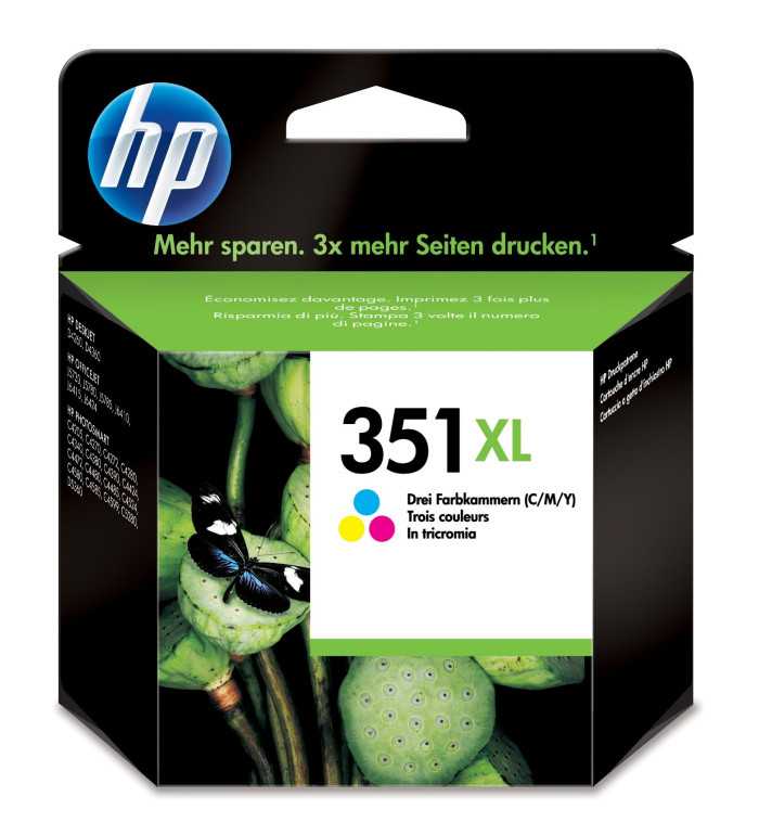 HP 351Xl Couleur Cartouche d'encre d'origine